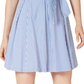 Pappagallo Women's Striped Sleeveless Casual Dress Blue Size 18