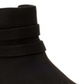 Charter Club Women's  Buckle Accent Cushioned Jaimee Almond Toe Block Heel Zip-up Booties Black Size 5 M -