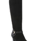 Karen Scott Women's Sharonn Faux Suede Knee High Dress Boots Black Size 7.5 M