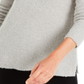 Alfani Women's Mock Neck Boucle Sweater Gray Size X-Small