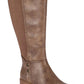 Baretraps Womens Madelyn Wide Calf Knee-High Boots Brown 10 Medium