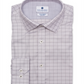 Ryan Seacrest Distinction Men's Ultimate Active Stretch Dobby Check Dress Shirt White Size M