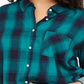 Tommy Hilfiger Women's Plus Plaid Shirt Green Size 2XL