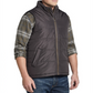 Weatherproof Vintage Men's Sleeveless Collared Full Zip Vest Shirt Gray Size X-Large