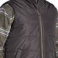 Weatherproof Vintage Men's Sleeveless Collared Full Zip Vest Shirt Gray Size X-Large