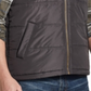 Weatherproof Vintage Men's Sleeveless Collared Full Zip Vest Shirt Gray Size X-Large