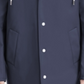 Tommy Hilfiger Men's Rubberized Pu Midlength Hooded Blue Size Medium