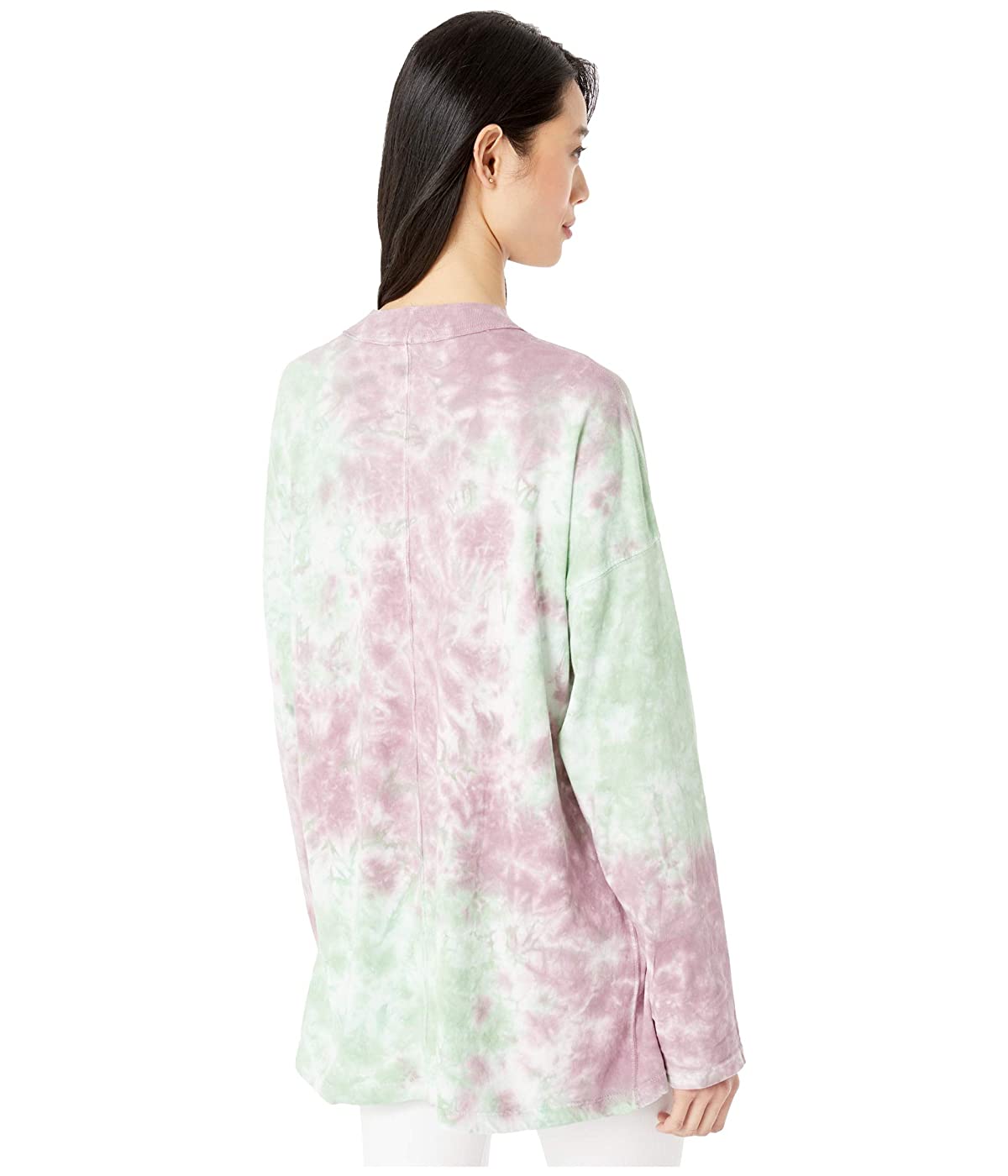 Anns Cottage Women's Be Free Tie Dye Top Green Size Small