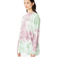 Anns Cottage Women's Be Free Tie Dye Top Green Size Small