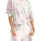 Anns Cottage Women's Be Free Tie Dye Top Green Size Small