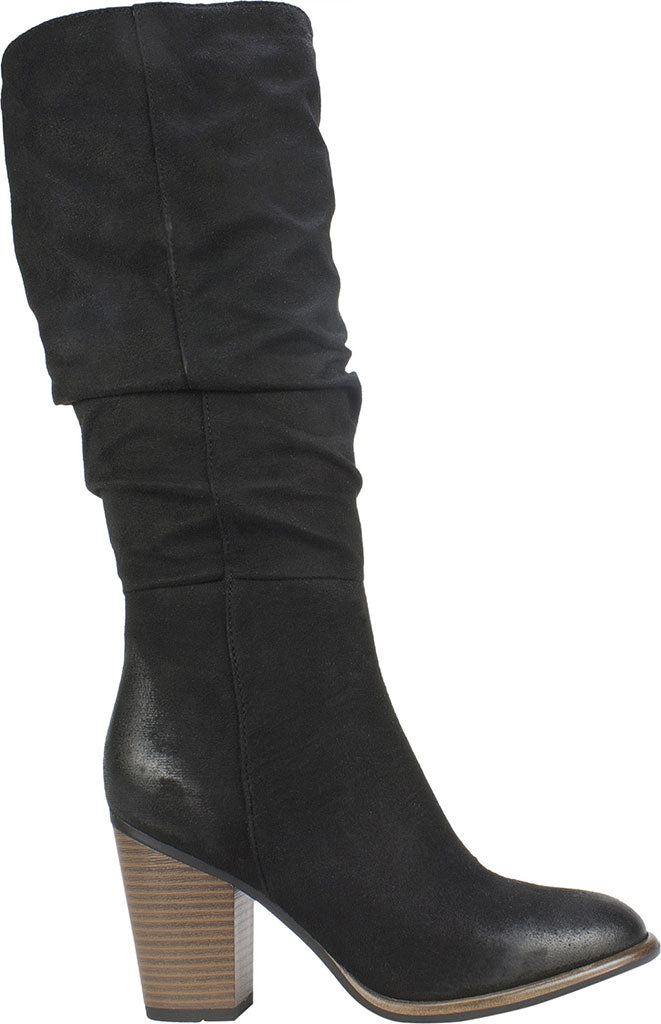 Women's White Mountain Trunell Tall Slouch Boot Black Size 7 M
