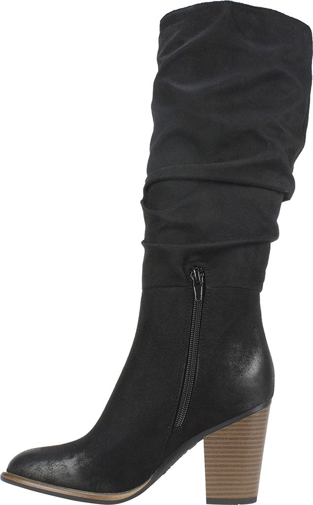 Women's White Mountain Trunell Tall Slouch Boot Black Size 7 M