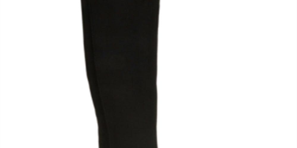 Bar Iii Womens Black 0.5 Platform Stretch Gore Lug Sole Padded Gypsee Round Toe Block Heel Zip-up Heeled Boots 10 M