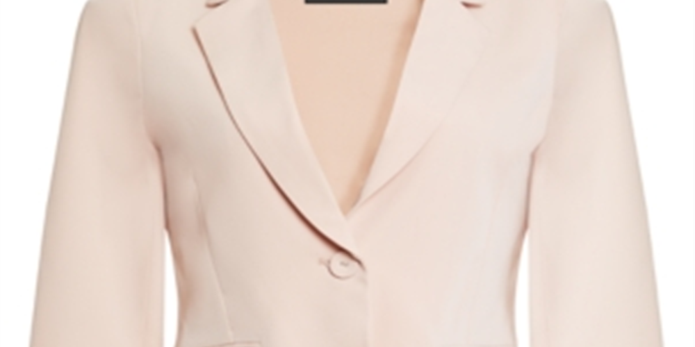 BCBGMaxazria महिलाओं का सूट सेपरेट बिज़नेस ब्लेज़र गुलाबी साइज़ M