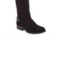 American Rag Womens Adarra Faux Suede Over-the-Knee Boots Black 5 Medium