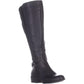 Alfani Women's Kallumm Fabric Round Toe Mid Calf Fashion Boots Black Size 6M
