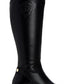 Charter Club Women's Shoes Jeanolal Leather Closed Toe Knee High Riding Boots Black Size 7 M