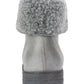 White Mountain Women's Sandro Lace up Boots Light Grey Size 6