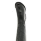 Franco Sarto Women's Henrietta Leather Almond Toe Knee High Fashion Boots Black Size 6M