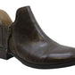 Lucca Lane Women's Casual Boots Moss Sayge Leather Bootie Green Size 8.5 M