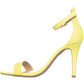 Material Girl Women's Blaire5 Faux Suede High Heel Dress Sandals Green Size 7 W