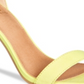 Material Girl Women's Blaire5 Faux Suede High Heel Dress Sandals Green Size 7 W