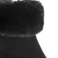 Alfani Womens Hansonn Faux Suede Faux Fur Trim Booties Black Size 7.5 M