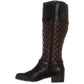 Womens CC35 Helenn Zip up Mid Calf Boots Black/Brown Black Size 8 M