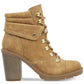 G by Guess Womens Jollyn Round Toe Ankle Fashion Boots Brown Size 5 M