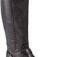 Baretraps Womens Gray Flex Gore Hook and Loop Accent Cushioned Comfort Abram Almond Toe Block Heel Zip-up Boots 8.5 M