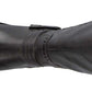 Baretraps Womens Gray Flex Gore Hook and Loop Accent Cushioned Comfort Abram Almond Toe Block Heel Zip-up Boots 8.5 M