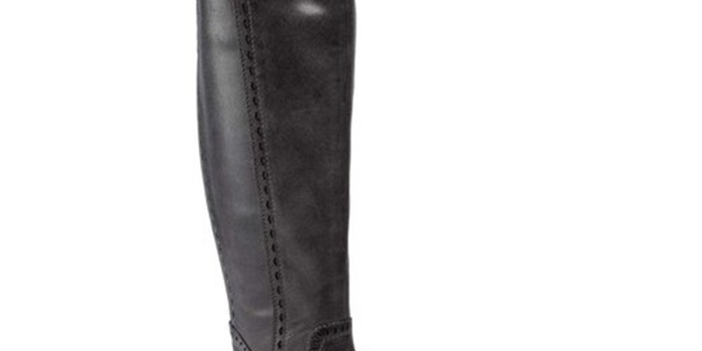Baretraps Womens Gray Flex Gore Hook and Loop Accent Cushioned Comfort Abram Almond Toe Block Heel Zip-up Boots 8.5 M