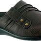 Easy Street Women's Holly Square Toe Slip on Shoe Brown Size 8.5W