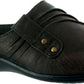 Easy Street Women's Holly Square Toe Slip on Shoe Brown Size 8.5W