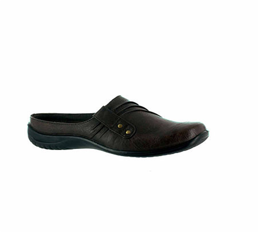 Easy Street Women's Holly Square Toe Slip on Shoe Brown Size 8.5W
