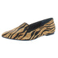 Alfani Women's Poee Leather Tiger Print Loafers Brown Size 10 M