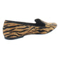 Alfani Women's Poee Leather Tiger Print Loafers Brown Size 10 M