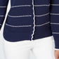 Charter Club Women's Printed Button Blue Size X-Small