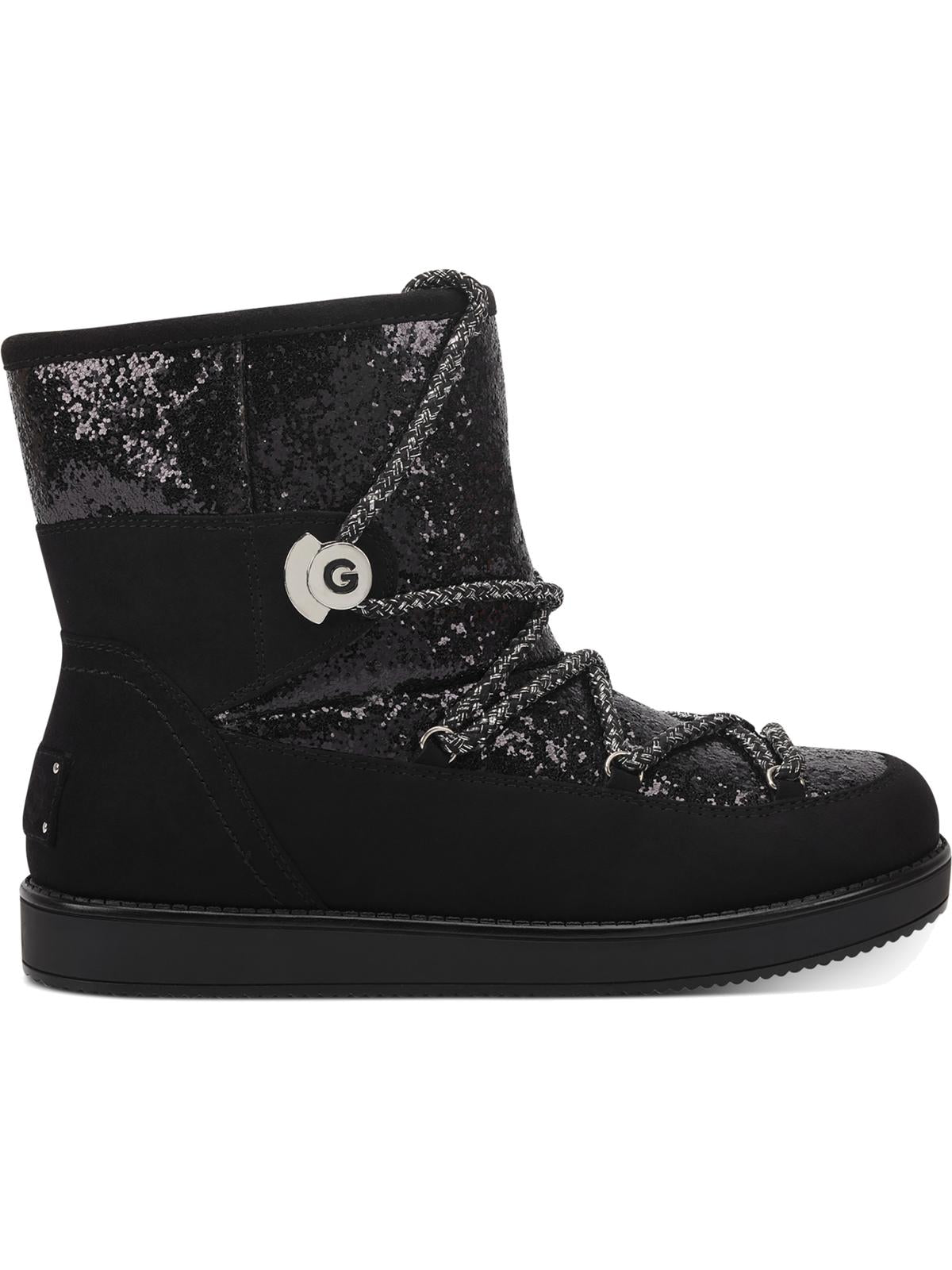 GBG Los Angeles Women's Aylan Cold Weather Flat Booties Black  Size 8 M