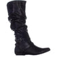 Cliffs By White Mountain Women's Fairfield Almond Toe Mid Calf Riding Boots Gray Size 8.5 M