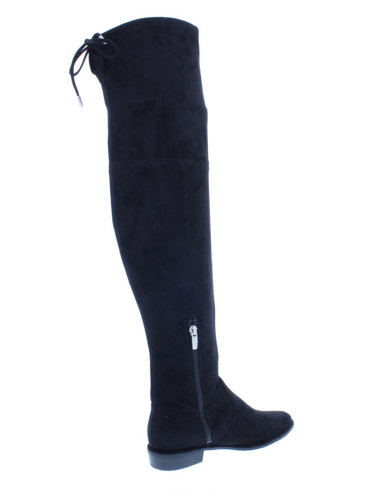 Marc Fisher Women's Almond Toe Block Heel Zip up Boots Black Size 5 M