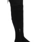 Marc Fisher Women's Almond Toe Block Heel Zip up Boots Black Size 5 M