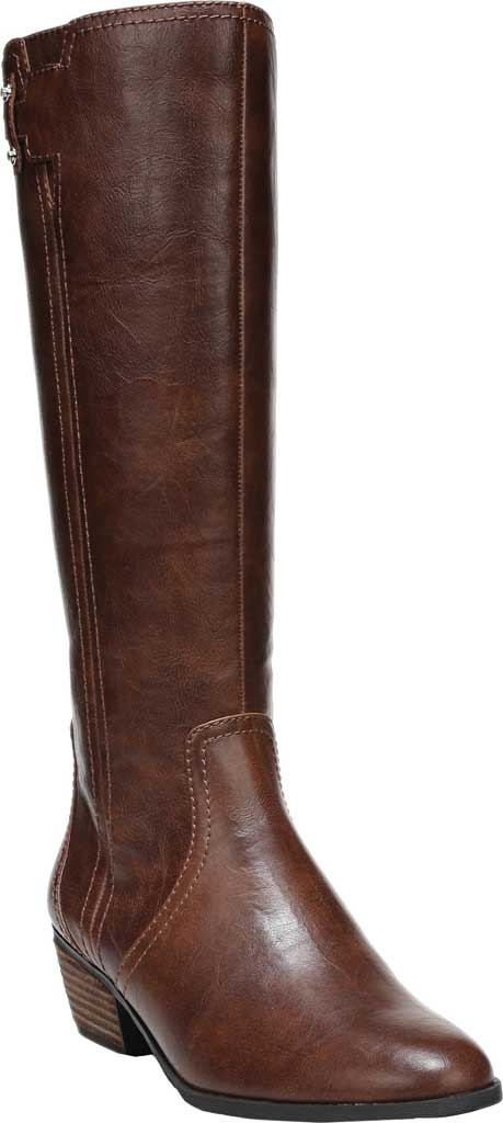 Women's Dr. Scholls Brilliance Knee High Boot in Whisky Wde Calf Brown Size 8.5
