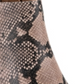 Sun Stone Womens Beige Animal Print Pointed Toe Block Heel Zip-up Booties 8.5