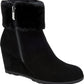 Alfani Womens Oreena Faux Suede Cold Weather Booties Black 6 Medium
