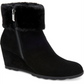 Alfani Womens Oreena Faux Suede Cold Weather Booties Black 6 Medium