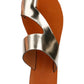 Kenneth Cole New York Women's Palm Sandal, Light Gold, 8.5 M