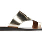 Kenneth Cole New York Women's Palm Sandal, Light Gold, 8.5 M