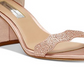 INC International Concepts Women's Hadwin2 Fabric Open Toe Special Occasion Blush Size 9