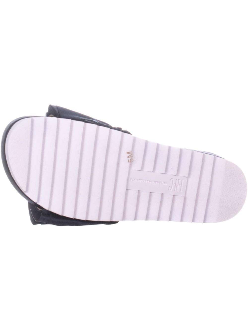 INC International Concepts Womens Abena Open Toe Casual, Storm Blue, Size 7.5